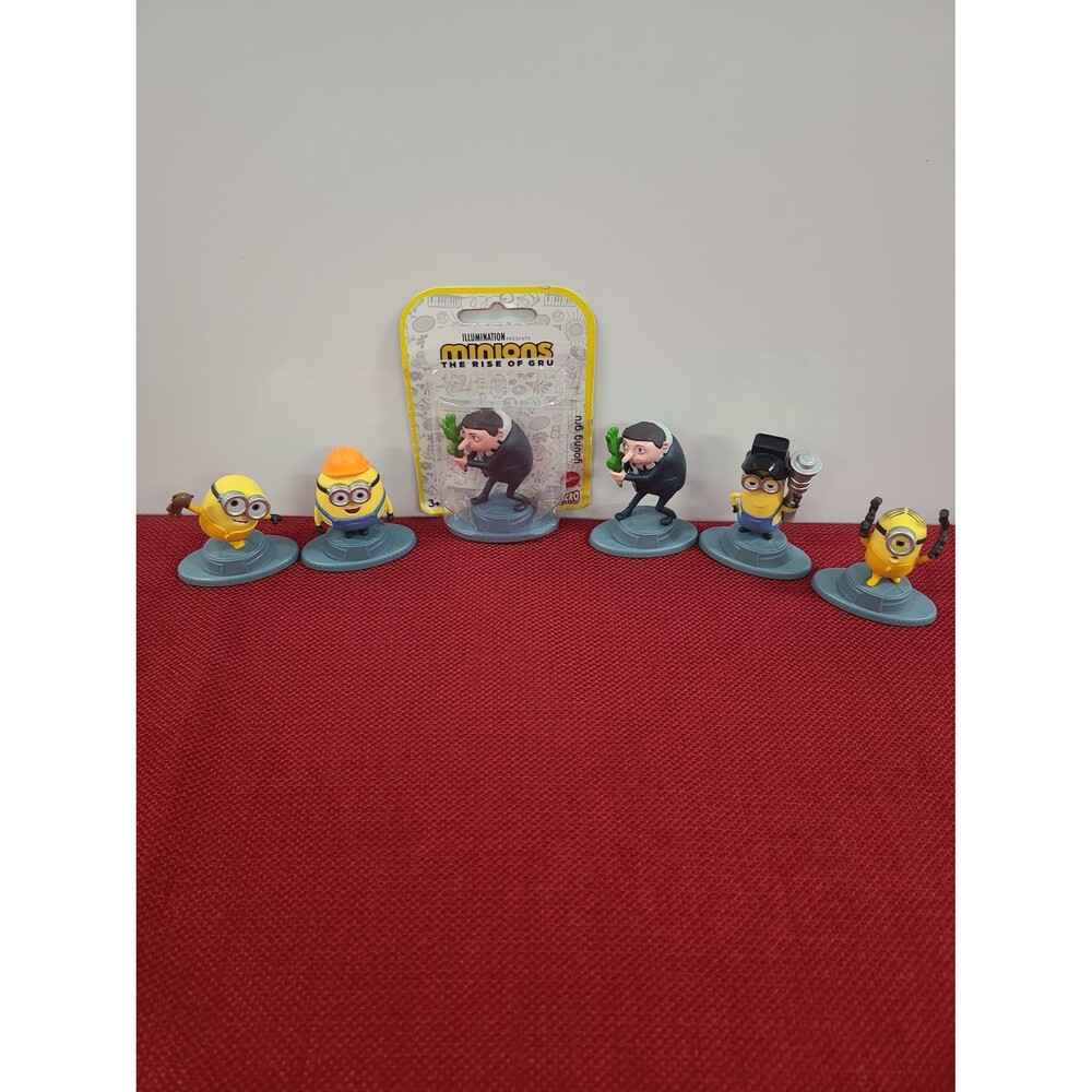 2019 Mattel Universal City Studios Minions The Rise Of Gru Minions and Young Gru